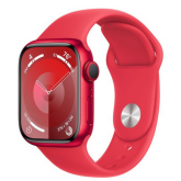 Smartwatch Apple Watch Series 9 Aluminium, 1.69inch, 4G, Curea Silicon S/M, Red-Red