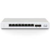 Switch Cisco Meraki MS130-8P-I-HW, 8 porturi, PoE