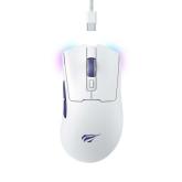 Mouse Optic Havit MS966WB, RGB LED, USB Wireless/Bluetooth, White