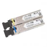 Transceiver MicroTik SFP MT S-3553LC20D, 1310nm/1550nm, 20km, DDM, LC, 2 bucati