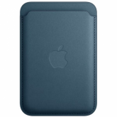 Suport card Apple FineWoven Wallet cu MagSafe pentru Iphone, Pacific Blue