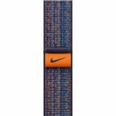 Curea SmartWatch Apple Nike Sport Loop, 45mm, Game Royal-Orange