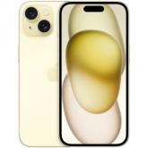 Telefon mobil Apple iPhone 15, Dual SIM Hybrid, 512GB, 6GB RAM, 5G, Yellow