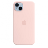 Protectie pentru spate Apple Silicone cu MagSafe pentru iPhone 14 Plus, Chalk Pink