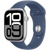 SmartWatch Apple Watch S10 Aluminium, 1.77inch, Curea Silicon S/M, Denim Sport