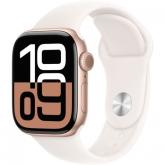 SmartWatch Apple Watch S10 Aluminiu, 1.77inch, Curea Silicon S/M, Light Blush Sport