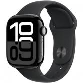 SmartWatch Apple Watch S10 Aluminium, 1.77inch, 4G, Curea Silicon M/L, Black Sport Band