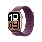 SmartWatch Apple Watch S10 Aluminium, 1.77inch, 4G, Curea Nylon, Plum Sport Loop