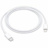 Cablu de date Apple MX0K2ZM/A, USB-C - Lightning, 1m, White