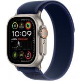 SmartWatch Apple Watch Ultra 2 v2 Titanium, 1.92inch, 4G, Curea Nylon S/M, Blue Trail Loop