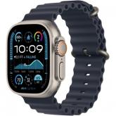 SmartWatch Apple Watch Ultra 2 v2 Titanium, 1.92inch, 4G, Curea Silicon L, Black Ocean