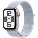 SmartWatch Apple Watch SE (2024) v3 Aluminium, 1.57inch, Curea Nylon, Blue Cloud Sport Loop