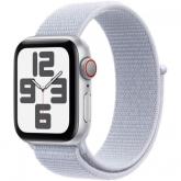 SmartWatch Apple Watch SE (2024) v3 Aluminium, 1.57inch, 4G, Curea Nylon, Blue Cloud Sport Loop