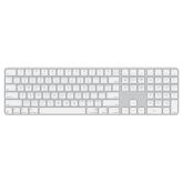Tastatura Wireless Apple Magic Touch ID and Numeric Keypad (2024), Layout US, Silver-White