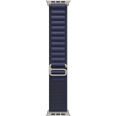 Curea SmartWatch Apple MXN03ZM/A, 49mm, Navy Alpine Loop Large Natural Titanium Finish/Large