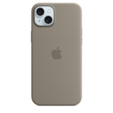Protectie pentru spate Apple Silicone cu MagSafe pentru iPhone 15 Plus, Beige