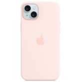 Protectie pentru spate Apple Silicone pentru iPhone 15 Plus, Pink