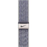 Curea SmartWatch Apple MXU13ZM/A, 46mm, Sport Loop Grey/Blue Nike