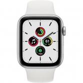 Smartwatch Apple Watch SE, 1.78inch, curea silicon, Silver-White