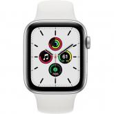 Smartwatch Apple Watch SE, 1.57inch, curea silicon, Silver-White