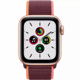 Smartwatch Apple Watch SE, 1.78inch, curea nylon, Gold-Plum