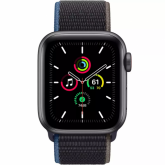 Smartwatch Apple Watch SE, 1.78inch, curea nylon, Gray-Charcoal