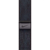 Curea SmartWatch Apple MYJD3ZM/A, 46mm, Sport Loop Black/Blue Nike/S-M