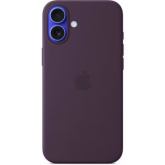 Protectie pentru spate Apple Silicone cu MagSafe pentru iPhone 16 Plus, Plum