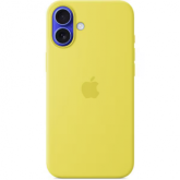 Protectie pentru spate Apple Silicone cu MagSafe pentru iPhone 16 Plus, Star Fruit