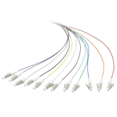 Pigtail Fibra Optica Nexans N121.7MLS, Multi-Mode, OM4, LC, 1 m, 12 bucati