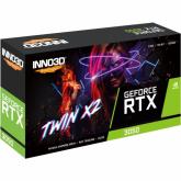 Placa video Inno3D nVidia GeForce RTX 3050 Twin X2 V2 8GB, GDDR6, 128bit