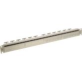 Patch Panel Nexans N521.661, 19inch, 24 Porturi, Keystone, White