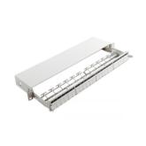 Patch Panel Nexans N521.663, 19inch, 24 porturi, Cat7a, Keystone, White