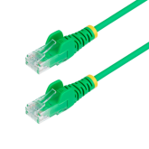 Patch Cord StarTech N6PAT25CMGNS, CAT6, UTP, 0.25 m, Green