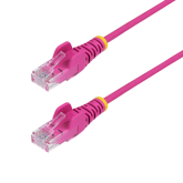 Patch Cord StarTech N6PAT25CMPKS, CAT6, UTP, 0.25 m, Pink