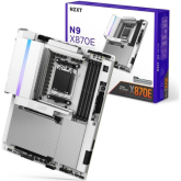 Placa de baza NZXT N9 X870E White, AMD X870E, Socket AM5, ATX
