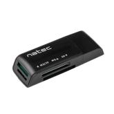 Card Reader Natec by Genesis ANT 3, USB 2.0, Black