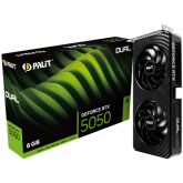 Placa video Palit nVidia GeForce RTX 5050 DUAL 8GB, GDDR6, 128 bit