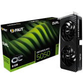 Placa video Palit nVidia GeForce RTX 5050 DUAL OC 8GB, GDDR6, 128 bit