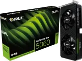 Placa video Palit nVidia GeForce RTX 5060 DUAL 8GB, GDDR7, 128 bit