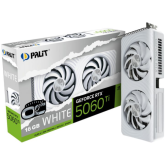 Placa video Palit nVidia GeForce RTX 5060 Ti White OC 16GB, GDDR7, 128 bit