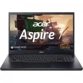 Laptop Acer Aspire 7 A715-76G FHD IPS, Intel Core i5-12450H, 15.6inch, RAM 16GB, SSD 512GB, nVidia GeForce RTX 3050 4GB, No OS, Black