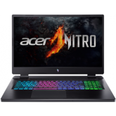 Laptop Acer Nitro 17 AN17-42-R34J, AMD Ryzen 9 8945HS, 17.3 inch, RAM 32GB, SSD 1TB, nVidia GeForce RTX 4060 8GB, No OS, Obsidian Black