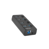 Hub USB Natec by Genesis MANTIS 2, 4 x USB 3.0, Black