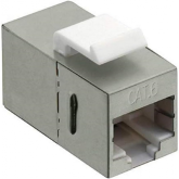 Cupla Logilink NK4011, Cat6, 2x RJ45, STP, Silver
