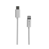 Cablu de date Natec by Genesis NKA-2150, USB-C - Lighning, 1 m, White