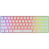 Tastatura Genesis Thor 660 G2 Gateron Red Switch, RGB LED, USB/USB Wireless/Bluetooth, White