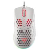 Mouse Optic Natec by Genesis Krypton 555, RGB LED, USB-A, White