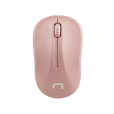 Mouse Optic Natec by Genesis Toucan, USB Wireless, Pink-White