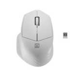 Mouse Optic Natec by Genesis Siskin 2, USB Wireless/Bluetooth, White